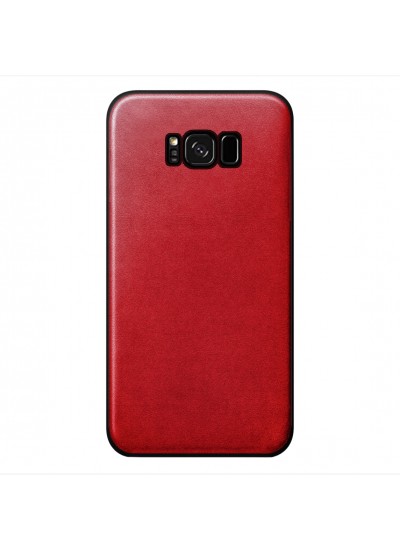 Samsung Galaxy S8 Plus 360 Derece Slim Premium Silikon Kılıf Bordo