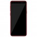 Samsung Galaxy S8 Plus (G955) Fırça Desen Silikon Arka Kapak Kırmızı