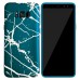 Samsung Galaxy S8 Plus (G955) Fırça Desen Silikon Arka Kapak Mavi