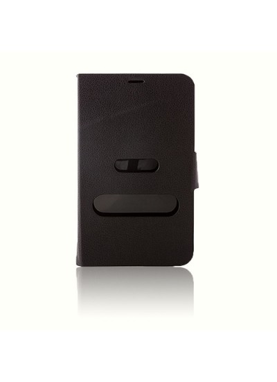 Samsung Galaxy Tab 3 T210 7" Yan Kapaklı Standlı Kılıf Siyah
