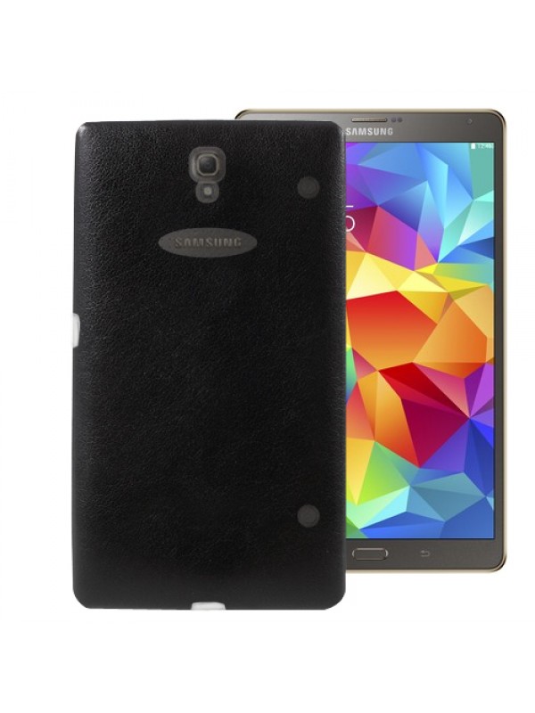 Samsung Galaxy Tab S T700 8.4" Kılıf Deri Dokulu Silikon Arka Kapak…