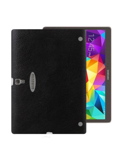 Samsung Galaxy Tab S T800 10.5" Kılıf Deri Dokulu Silikon Arka Kapak Siyah Samsung Galaxy Tab S T800 10.5" Kılıf Deri Dokulu Silikon Arka Kapak Siyah