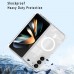 Samsung Galaxy Z Fold5 Kılıf Magsafe Özellikli Şeffaf Silikon Kapak