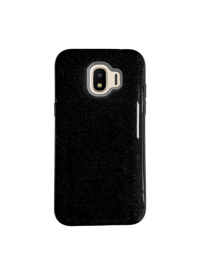 Samsung Grand Prime Pro (J250) 3in1 Simli Silikon Arka Kapak Siyah