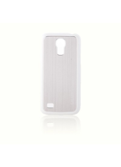Samsung I9190 S4 Mini Koruyucu Metal Arka Kapak Beyaz