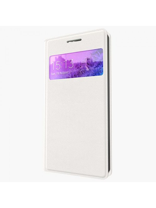 Samsung I9190 S4 Mini S View Dikişli Deri Pencereli Uyku Modlu Kılıf Be…