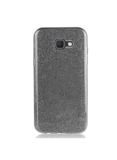 Samsung J7 Prime (G610-G611) 3in1 Simli Silikon Arka Kapak Siyah