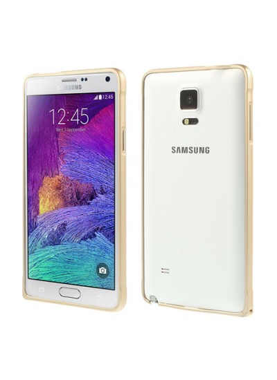Samsung Note 4 N910 Bumper Çerçeve Kılıf Gold
