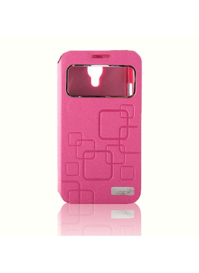 Samsung S4 (I9500) KakuSiga Yan Kapaklı Kılıf Pembe Samsung S4 (I9500) KakuSiga Yan Kapaklı Kılıf Pembe