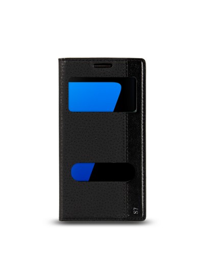 Samsung S7 (G930) Gizli Mıknatıslı Pencereli Magnum Kılıf Siyah