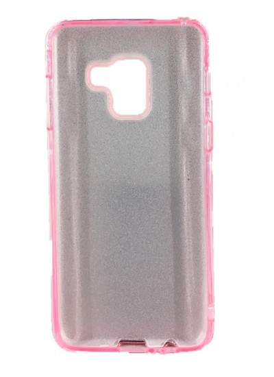 Samsung S9 Plus (G965) 3in1 Simli Silikon Arka Kapak Pembe