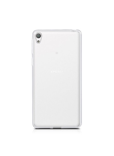 Sony Xperia E5 Kılıf Soft Silikon Şeffaf Arka Kapak
