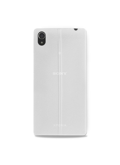 Sony Xperia M4 Aqua Ultra İnce Dikişli TPU Arka Kapak Şeffaf