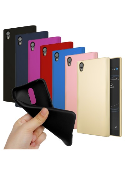 Sony Xperia XA1 Kılıf FitCase PremiumS Silikon Arka Kapak