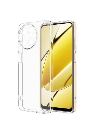 Tecno Spark 30 Pro Kılıf Kamera Korumalı Silikon Şeffaf Arka Kapak
