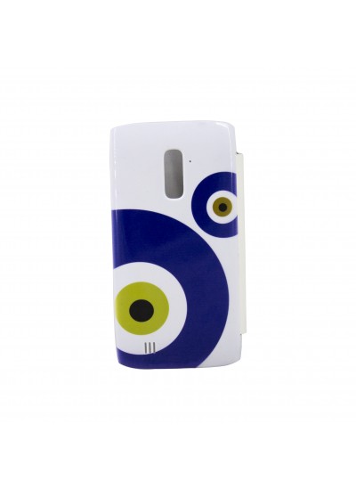 Turkcell T40 Desenli Yan Kapaklı Kılıf