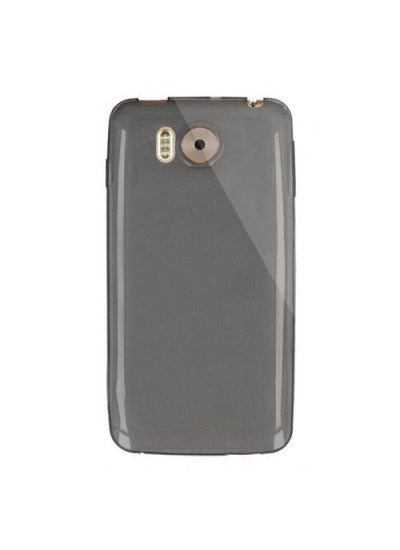 Vestel Venus 5580 V3 Kılıf Soft Silikon Şeffaf-Siyah Arka Kapak