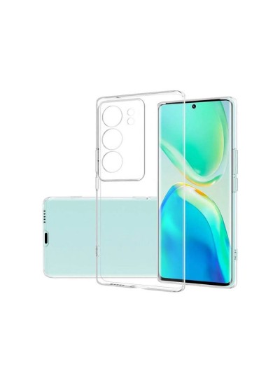 Vivo V29 Kılıf Kamera Korumalı Silikon Şeffaf Kapak