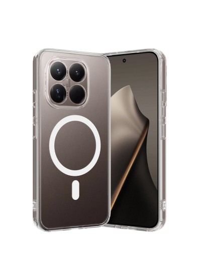 Xiaomi 15T Kılıf Combo Seri Magsafe Özellikli Sararmaz Sert Şeffaf Kapak Xiaomi 15T Kılıf Combo Seri Magsafe Özellikli Sararmaz Sert Şeffaf Kapak