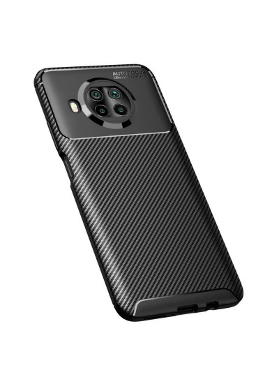 Xiaomi Mi 10T Lite Kılıf Focus Carbon Desen Silikon Arka Kapak