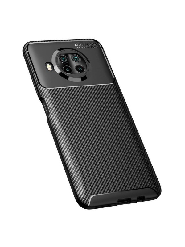 Xiaomi Mi 10T Lite Kılıf Focus Carbon Desen Silikon Arka Kapak…