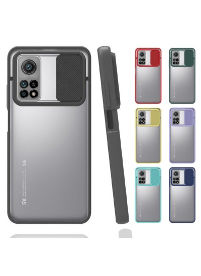 Xiaomi Mi 10T Pro Kılıf Palm Kamera Koruma Kapaklı Silikon