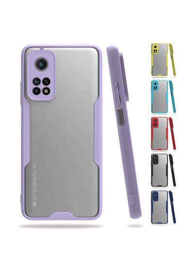 Xiaomi Mi 10T Pro Kılıf Platin Matte Silikon Arka Kapak