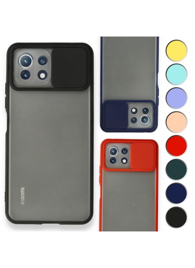 Xiaomi Mi 11 Lite Kılıf Palm Kamera Koruma Kapaklı Silikon