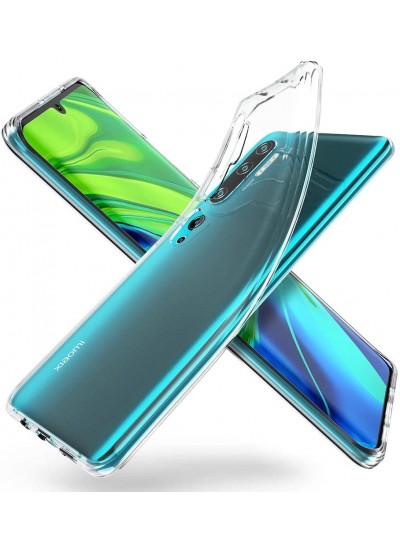 Xiaomi Mi Note 10 Pro Kılıf FitCase Toz Koruma Tıpalı Şeffaf Arka Kapak