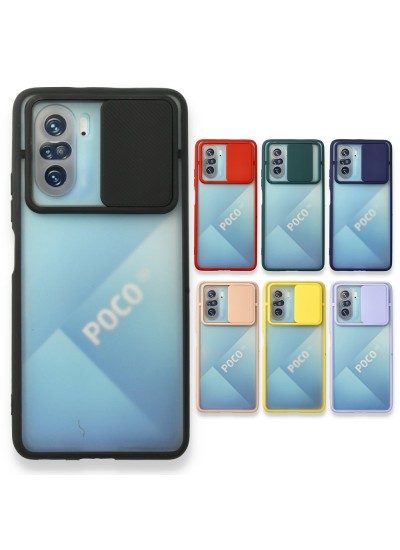 Xiaomi Poco F3 Kılıf Palm Kamera Koruma Kapaklı Silikon