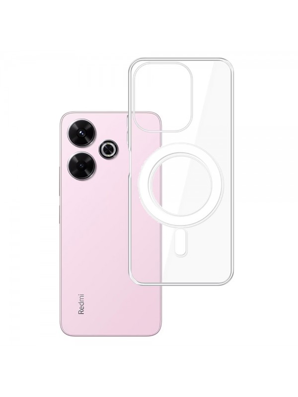 Xiaomi Redmi 13 Kılıf Magsafe Özellikli Sararmaz Sert Şeffaf … Xiaomi Redmi 13 Kılıf Magsafe Özellikli Sararmaz Sert Şeffaf …