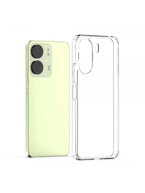 Xiaomi Redmi 13C Kılıf Silikon Şeffaf Arka Kapak…
