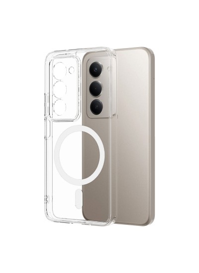 Xiaomi Redmi 15 Kılıf Combo Seri Magsafe Özellikli Sararmaz Sert Şeffaf Kapak Xiaomi Redmi 15 Kılıf Combo Seri Magsafe Özellikli Sararmaz Sert Şeffaf Kapak