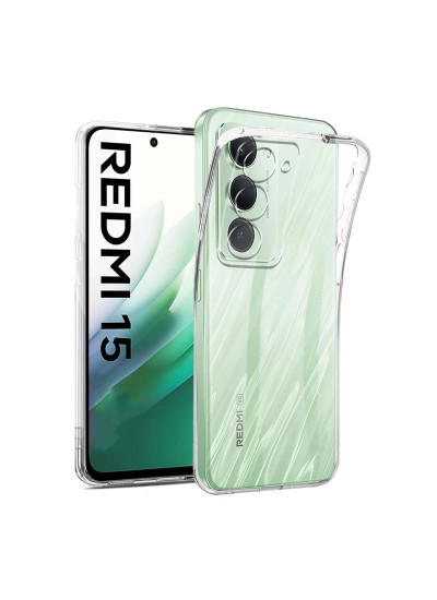 Xiaomi Redmi 15 Kılıf Silikon Şeffaf Kapak Xiaomi Redmi 15 Kılıf Silikon Şeffaf Kapak