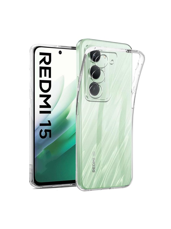 Xiaomi Redmi 15 Kılıf Silikon Şeffaf Kapak…