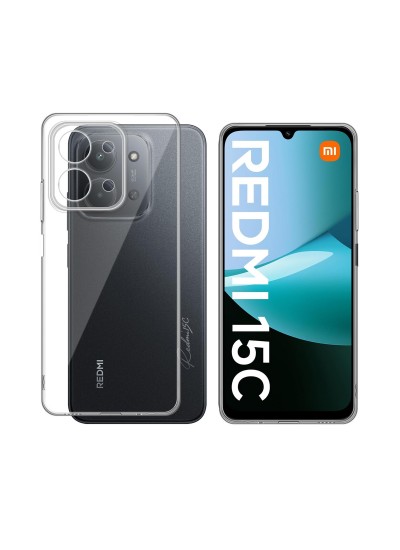 Xiaomi Redmi 15C Kılıf Silikon Şeffaf Kapak Xiaomi Redmi 15C Kılıf Silikon Şeffaf Kapak