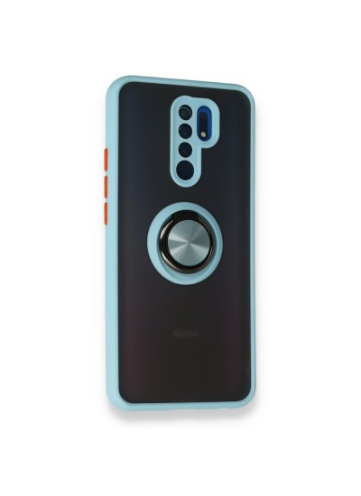 Xiaomi Redmi 9 Kılıf Montrea Ring Yüzük Stantlı Kapak