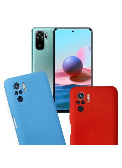 Xiaomi Redmi Note 10 / Note 10s Kılıf Kamera Korumalı Lansman Silikon Kapak