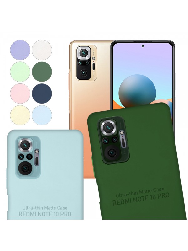 Xiaomi Redmi Note 10 Pro 4G Kılıf Kamera Korumalı Mat Ultra İnce Kapak…