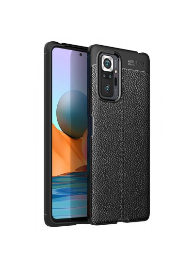 Xiaomi Redmi Note 10 Pro Kılıf Focus Deri Desen Silikon Arka Kapak Xiaomi Redmi Note 10 Pro Kılıf Focus Deri Desen Silikon Arka Kapak