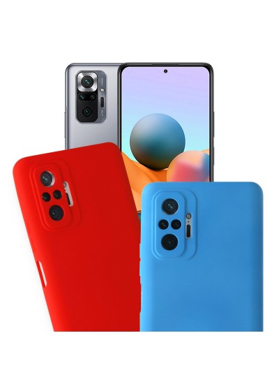 Xiaomi Redmi Note 10 Pro Kılıf Kamera Korumalı Lansman Silikon Kapak