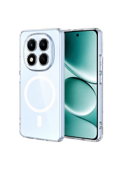 Xiaomi Redmi Note 15 4G Kılıf Combo Seri Magsafe Özellikli Sararmaz Sert Şeffaf Kapak Xiaomi Redmi Note 15 4G Kılıf Combo Seri Magsafe Özellikli Sararmaz Sert Şeffaf Kapak