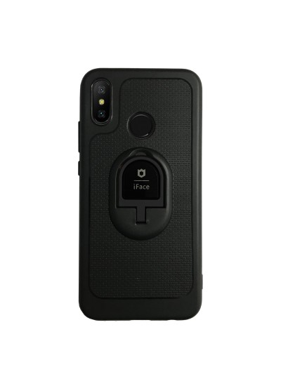 Xiaomi Redmi Note 6 PRO - iFace Yüzük Tutuculu Arka Kapak Halka-Siyah
