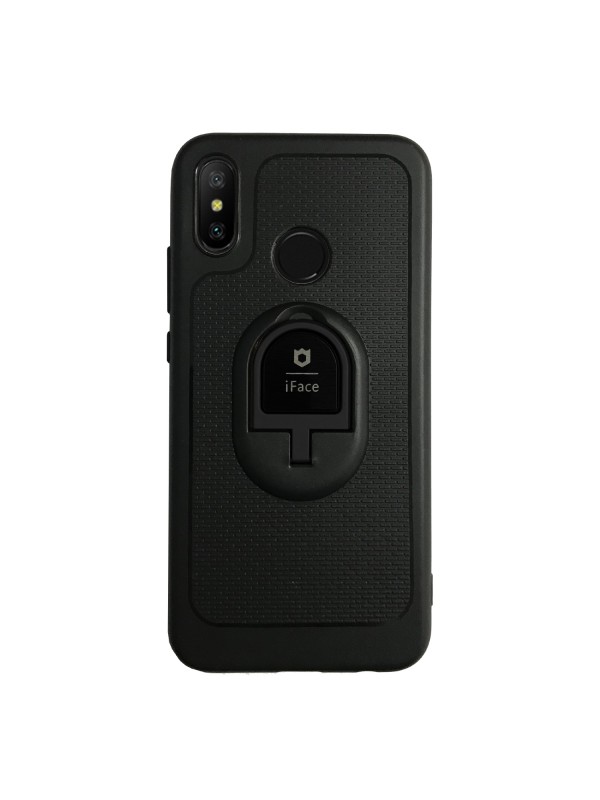 Xiaomi Redmi Note 6 PRO - iFace Yüzük Tutuculu Arka Kapak Halka-Siyah…