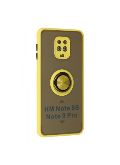 Xiaomi Redmi Note 9S / 9 Pro Kılıf Montrea Ring Yüzük Stantlı Kapak