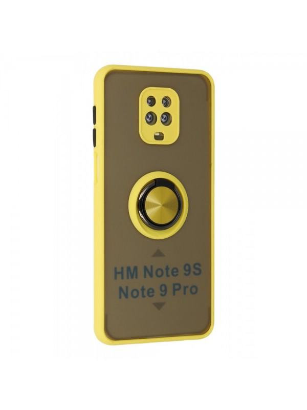 Xiaomi Redmi Note 9S / 9 Pro Kılıf Montrea Ring Yüzük Stantlı Kapak…