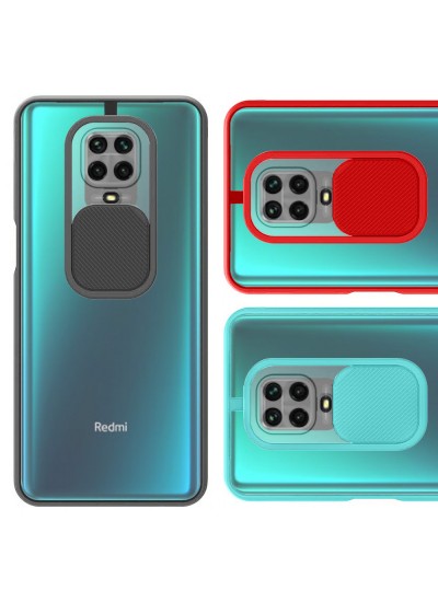 Xiaomi Redmi Note 9S / Note 9 Pro Kılıf Palm Kamera Koruma Kapaklı Silikon
