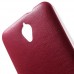 Asus Zenfone C Kılıf Deri Dokulu Arka Kapak Beyaz